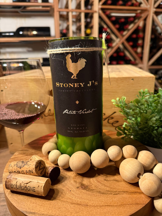 Stoney J’s Recycled Wine Bottle