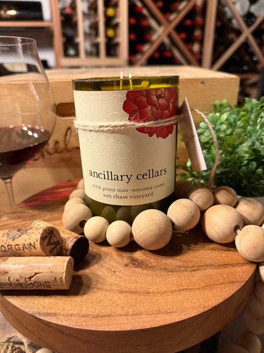 Recycled Wine Bottle Candle Ancillary