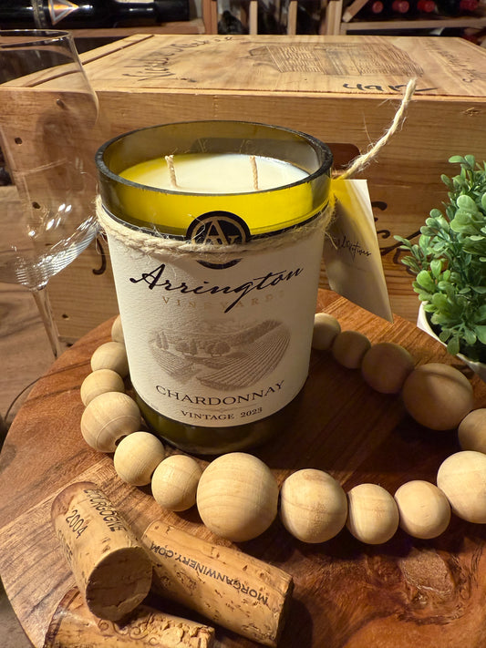 Arrington Vineyards- Recycled Wine Bottle Candle